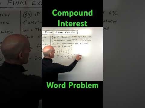 Compound Interest Word Problem
