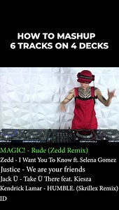 7.4K views · 323 reactions | Mashing up 6 tracks with 4 decks in a minute ! This was our first attempt putting 6 songs in a minute using 4 decks. We always challenge ourselves and try to do something that hasn’t been done before, the process was extremely difficult, finding the right songs to put them in the right key, then mash it up ! Watch the video and enjoy! Shout out to @denondjofficial | ARIUS | Facebook