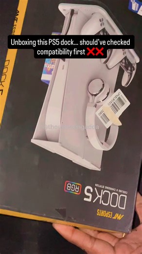 The Unboxing Adda on Instagram: "Unboxing the ANT Esports Dock 5 RGB Cooling & Charging Station (White) for PS5 🎮 I bought this from an offline store, thinking it would be perfect for my PS5 Disc Edition… but unfortunately, it didn’t fit 😭 Only after unboxing, I actually read the first line on the box and realized the mistake — 👉 This cooling stand is compatible with PS5 Digital Console, not the Disc Edition 🤦‍♂️ lol Lesson learned: Whether online or offline, always check compatibility first