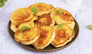 Fluffy and Cheesy Basil Ricotta Fritters Recipe