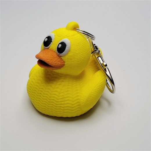 Rubber Duck Keychain - Yellow Duck Gift for Fans of Rubber Ducks - Etsy