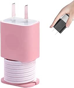 2 in 1 Silicone Charger Protector - Data Cable Winder Anti-Break Protection