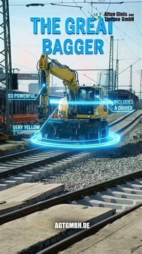 Legende auf dem Platz:The Great Bagger 👷‍♂️🔥#Bagger #Technic #wirsindterras #AGT #Tiefbau #Baustelle