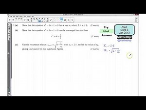 AQA Core 3 Jan 2013 Q1