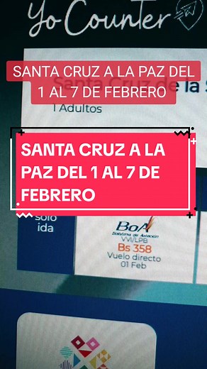 Viaje de Santa Cruz a La Paz: Vuelos, Pasajes y Consejos Útiles