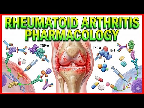 Rheumatoid Arthritis Pharmacology - DMARDs, TNF- α and IL-1 Inhibitors