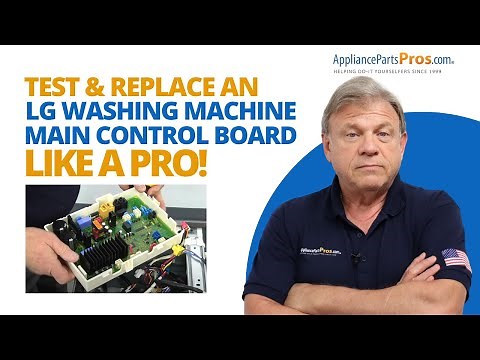 How To Test and Replace The Main PCB On An LG Washer