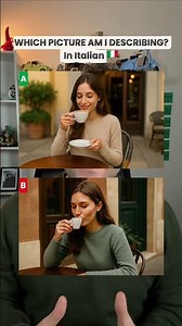 Describe the picture in Italian! 🇮🇹 #italianlanguage #italian #learnitalian #shorts