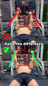 436K views · 1K reactions | ❌ Wrong vs✅ Right The dumbell bench press is an excellent exercise for increasing your pectoral muscle mass.but many people do it completely wrong Keep your arms slightly flexed at the end of the movementAvoid touching the two dumbbells together#kamalc32 #heavytraining#aestheticgym#musclegain#fitnessmotivation#overcomechallenges#training#workoutmistakes#chestworkout | kamalc32 | Facebook