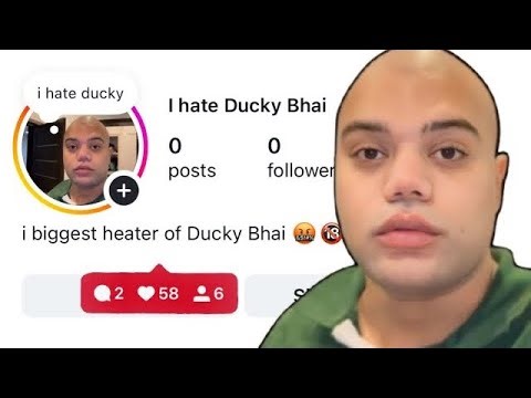 Ducky Bhai Hate Page Experiment On Instagram — Crazy Reactions 🤬🔞@DuckyBhai