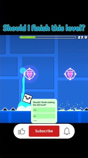 Should I finish making this Geometry Dash level? #geometrydash