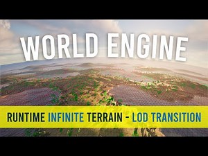 Unreal Engine 5 - World Engine #4 - Runtime Infinite Terrain LOD Transition
