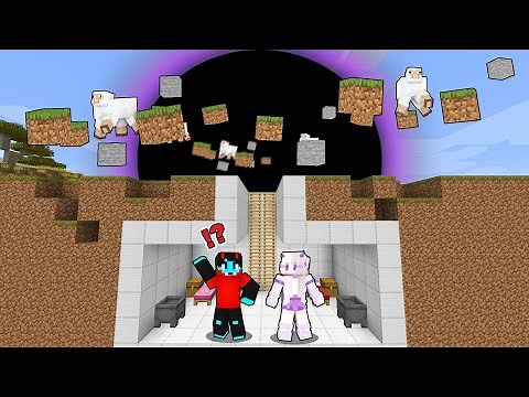 BLACKHOLE vs SECRET BUNKER - Minecraft