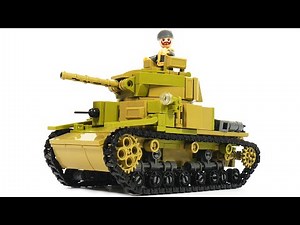 Build Your Own Lego Tank: Unboxing Sluban Army M38-B0711 Tank