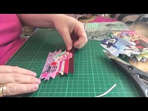 Scrap paper embellishments
