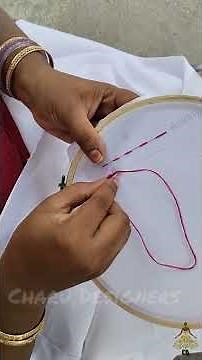 Chain Stitch Embroidery Tutorial | Beginner Friendly Hand Embroidery