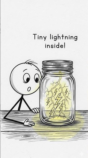 Static Electricity Turns Into Lightning in a Bottle!