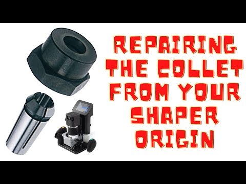 Is your bit coming loose? How to repair the collet from your Shaper Origin #shaperorigin #collet