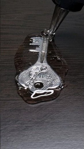 How to Make a Key Using a Glue Gun || DIY Key with a Glue Gun - Easy Craft Tutorial #shorts