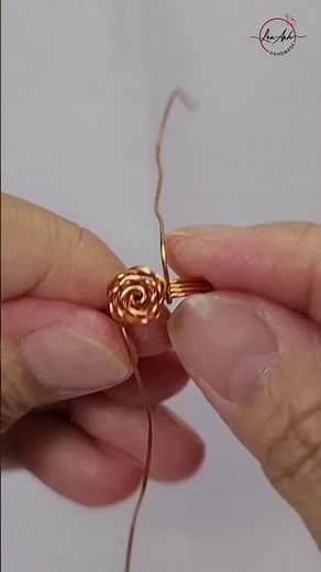 Beautiful flower rings for spring | Rose ring for beginner | simple DIY jewelry ideas #shortsvideo