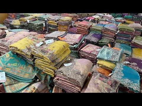 Cheapest Saree Wholesale Prices 😱 Direct Factory Sale