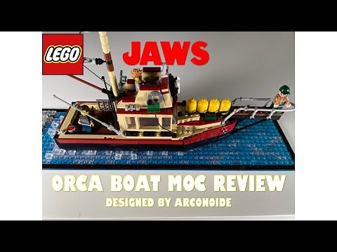 Lego Jaws Orca Boat MOC Review!