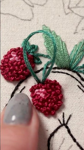 Learn how to make the Colonial Knot with a Raspberry - Stomach in Bloom pattern 🌷