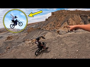 TAKING OUR ELECTRIC DIRT BIKES TO THE MOON! (GREY DESERT)