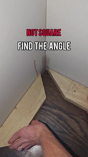 3.5M views · 20K reactions | Most people don't know inside corners are early square so here is a tip for a clean finish #tips #woodwork #diyproject #square #angles #home | Revive Home Tips | Facebook