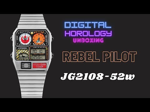 Citizen Ana-Digi Temp Rebel Pilot Unboxing