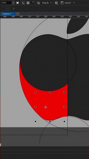 HOW TO MAKE APPLE LOGO IN COREL DRAW