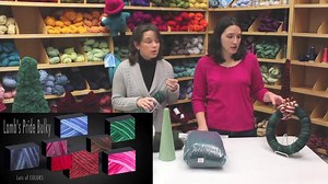 Felted wreath and tree - Fun and easy needle felting projects how-to!