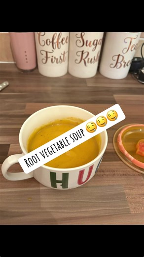 Root vegetable soup - easy and tasty! #ninjasoupmaker #soupideas #easysoup #huginamug