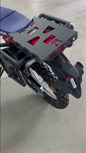 Rumbux rear protection crash bars / Pannier bars: Honda Rally CRF 300. https://rumbux.com/