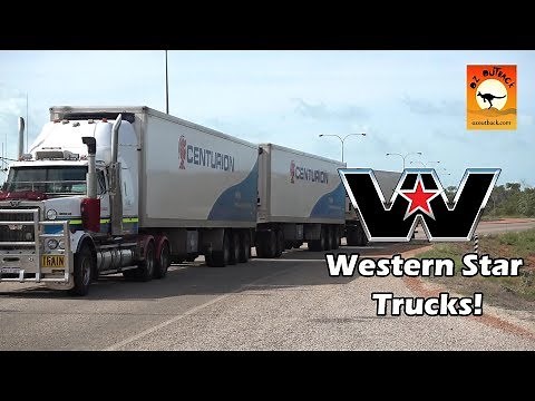 Extreme Trucks #22 - Massive Western Star Road trains oversize outback Australia caminhões