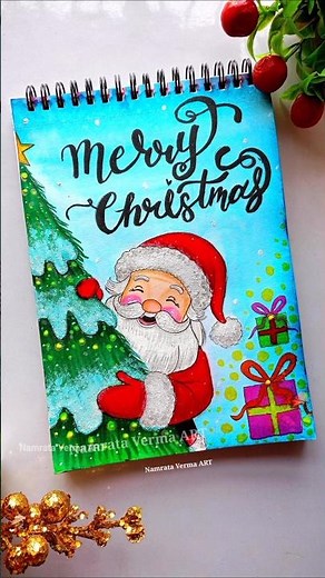 Merry Christmas Drawing 🥰💗✨ #shorts #art #trending #namratart