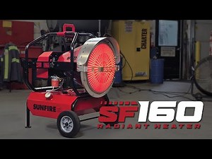 SUNFIRE® SF160 Safe & Odorless Radiant Shop Heater 160K BTUs
