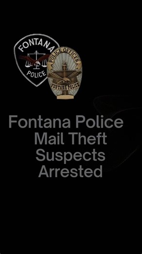 Fontana PD on Instagram: "The residents of Fontana will not stand for crimes that target our neighborhoods. Mail theft is a serious offense that impacts victims financially and personally. It takes the help of our community to stop these crimes, and we appreciate residents who report suspicious activity. On Christmas Eve, Fontana Police officers were dispatched to a neighborhood near Randall Avenue and Mango Avenue regarding two subjects stealing mail from residential mailboxes. A reporting part