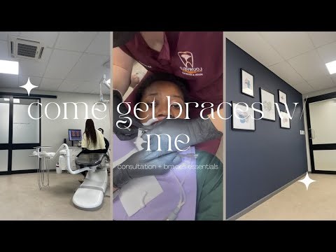 come get braces with me | consultation + braces essentials | detailed