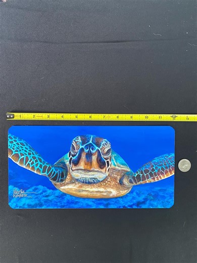 Sea Turtle Artistic License Plate - Etsy