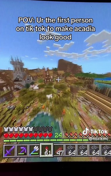 Discover the Beauty of Acadia in Minecraft Builds