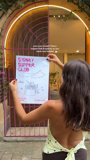 welcome to my little supper club!! 🥹🧚🏼