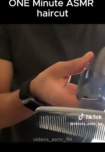One Minute ASMR Haircut Experience