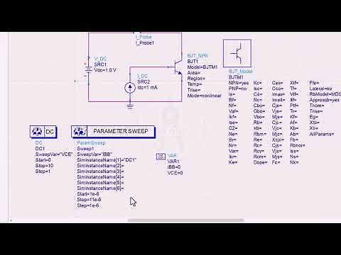 DC Simulations in Keysight Advanced Design System (ADS) | NPN BJT IV Characteristics #ads #NPN