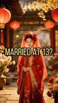 Why Girls Were Forced to Marry at 13 in Ancient China#history #culture #didyouknow #ancientworld