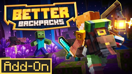 [Add-On]更好的背包 Add-On-我的世界市场包免费下载-Minecraft Marketplace Better Backpacks Add-On