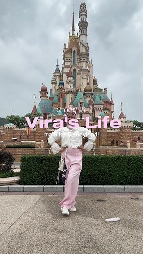 a daaay in my lifee main-main kee disney!💓 #vlog #aiml #hongkong #disneyland
