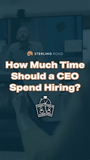 How Much Time Should a CEO Spend Hiring? When you find product market fit and customers are saying “wow”, the CEO needs to start focusing on Hiring. But what does that mean in terms of time? 1 80% of Time. Yes, the overwhelming majority of your time will need to be spent on hiring. This is not a drill, 25-50% simply will not get you the best team possible 2 Delegation. The reality of your new role means you have to delegate most of your current responsibilities out to other team members. The soo