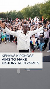 839K views · 3.8K reactions | Kenyan runner Eliud Kipchoge hopes to make history at the Paris 2024 Olympic Games by becoming the first man to win three Olympic marathon gold medals. Kipchoge, a former world marathon record holder, also becomes the first and only Kenyan to compete at five Olympics. | TRT Afrika | Facebook