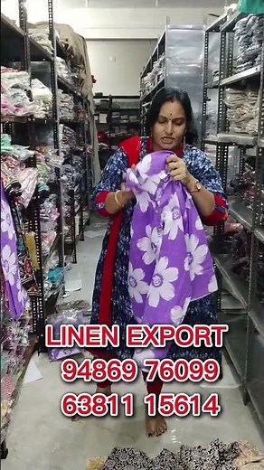 Ladies Kurtis wholesale Shop || Linen Export Coimbatore || Thendral